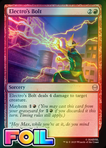 Electro bolt foil - bolt, spm